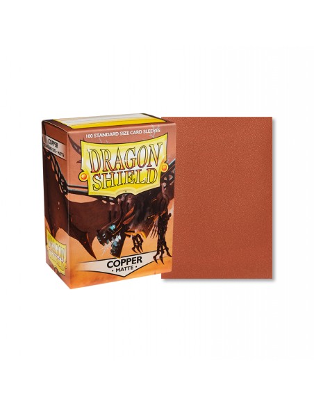 Dragon Shield Sleeves MATTE (100) Copper