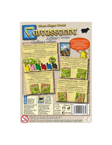 Carcassonne: Ovelhas e Colinas (PT)