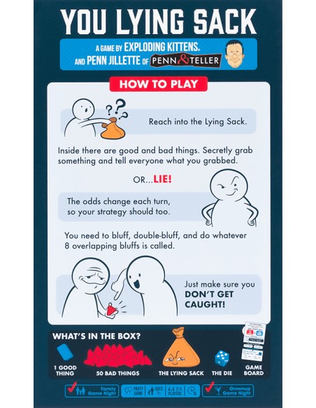 You Lying Sack - Game by Exploding Kittens