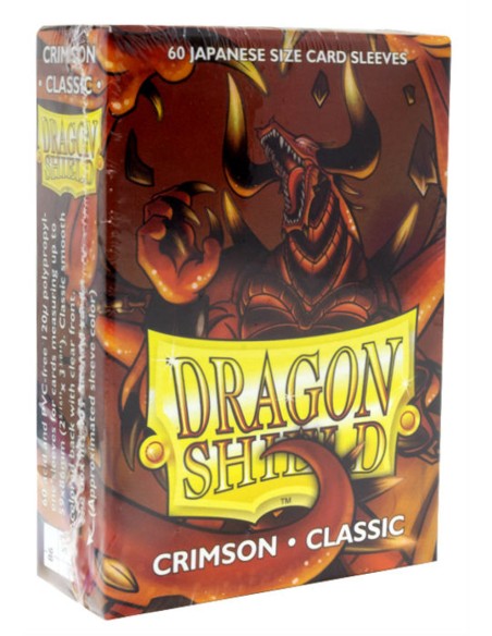 Dragon Shield Matte Small Classic Crimson Sleeves
