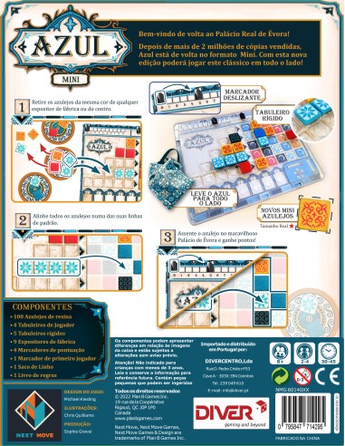 Azul Mini: Jogo Tabuleiro (PT)