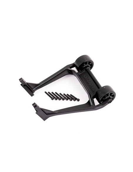 Wheelie bar, black (assembled)/ 3x20 CS (8)