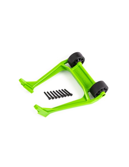 Wheelie bar, green (assembled)/ 3x20 CS (8)