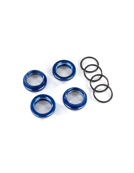 Spring retainer (adjuster), blue-anodized aluminum, GT-Maxx
