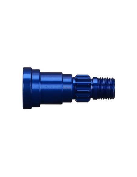 Stub axle, aluminum, (blue-anodized)
