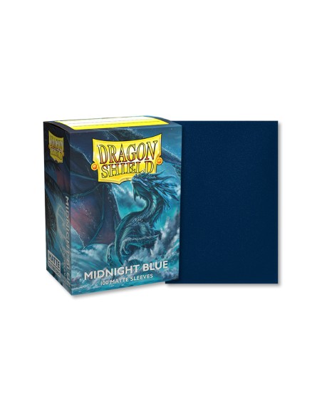 Dragon Shield Sleeves MATTE (100) Midnight Blue