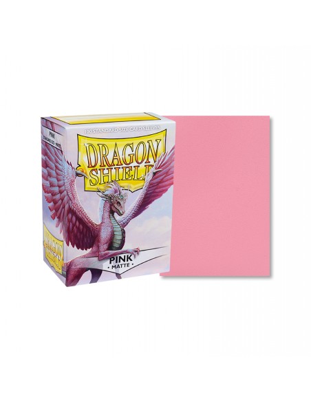 Dragon Shield Sleeves MATTE (100) Pink