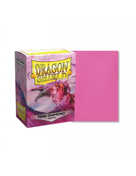 Dragon Shield Sleeves MATTE (100) Pink Diamond
