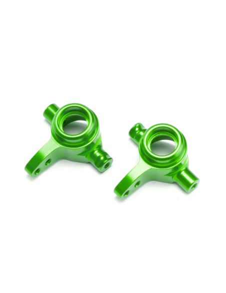 Steering blocks, 6061-T6 aluminum (green-anodized)