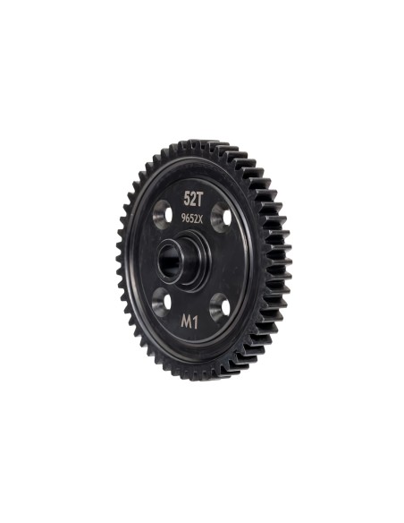 Spur gear, 52-tooth, machined steel (1.0 metric pitch)