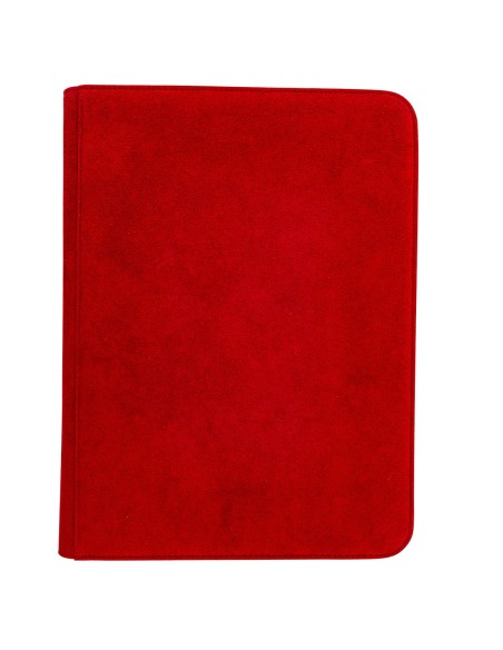 UP - Vivid Deluxe 9-Pocket Zippered PRO-Binder: Red