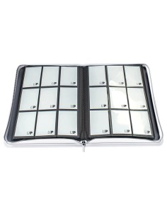 UP - Vivid 9-Pocket Zippered PRO-Binder: White 2