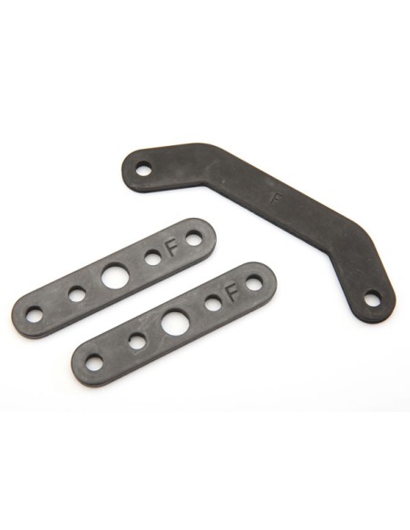 Bulkhead tie bar, front, upper (1)/ lower (2) (steel)