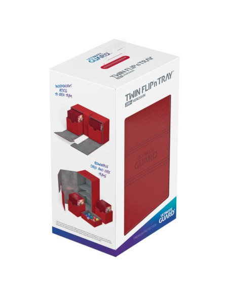U.Guard Twin Flip n Tray 200+ XenoSkin Monocolor Red