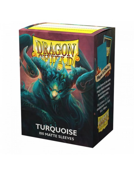 Dragon Shield Sleeves MATTE (100) Turquoise