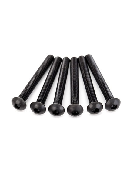 Screws, 4x30mm button-head machine (hex drive) (6)