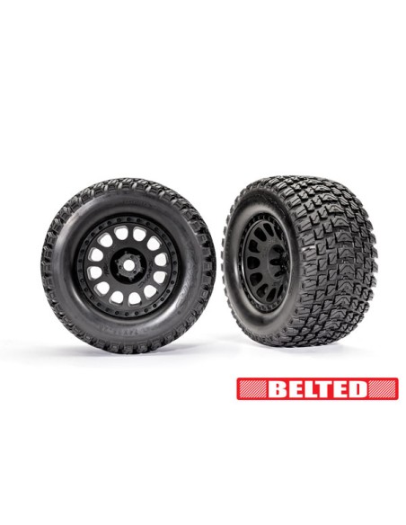 Tires & wheels, XRT Race black wheels, Gravix belted tires