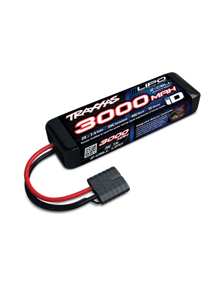 3000mAh 7.4v 2-Cell 20C LiPo Battery