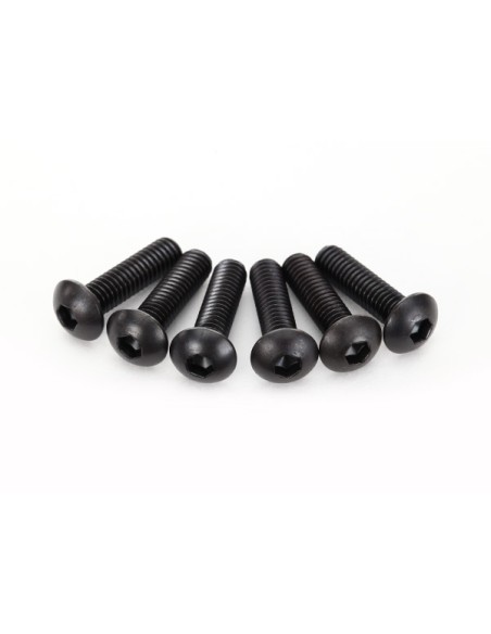 Screws, 4x15mm button-head machine (hex drive) (6)