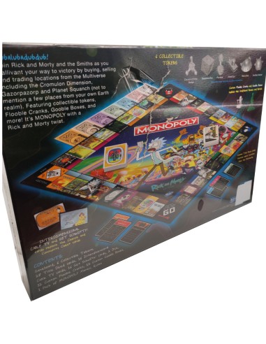 Monopoly Rick and Morty (EN) - Caixa Danificada