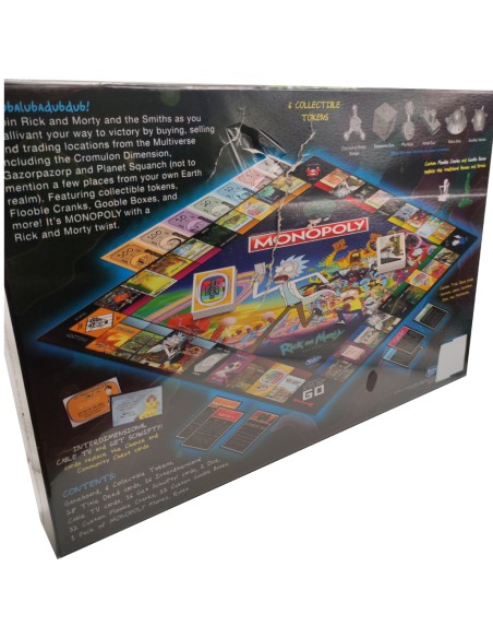 Monopoly Rick and Morty (EN) - Caixa Danificada