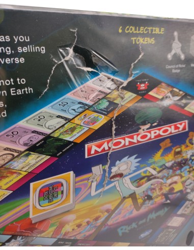 Monopoly Rick and Morty (EN) - Caixa Danificada