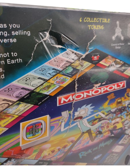 Monopoly Rick and Morty (EN) - Caixa Danificada