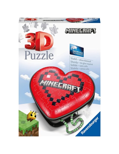 Ravensburger 3D Puzzle Heart Minecraft 54pc