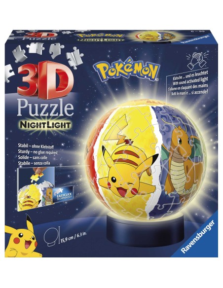 Ravensburger 3D Puzzle Nightlamp Pokemon 74Pc