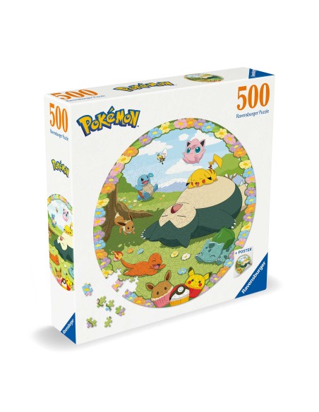 Ravensburger Puzzle - Pokémon Round - 500pc