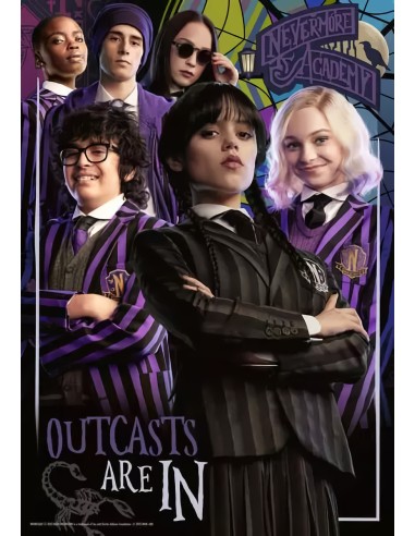 Ravensburger Puzzle - Wednesday Outcasts are in - 300pc