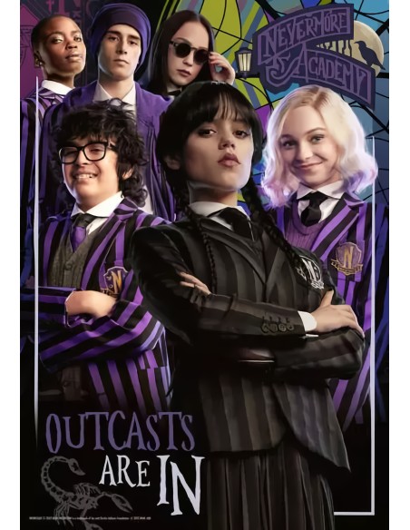 Ravensburger Puzzle - Wednesday Outcasts are in - 300pc