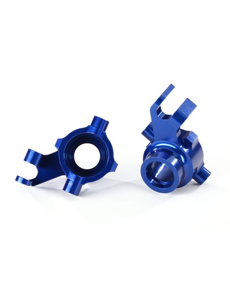 Steering blocks, 6061-T6 aluminum (blue-anodized)