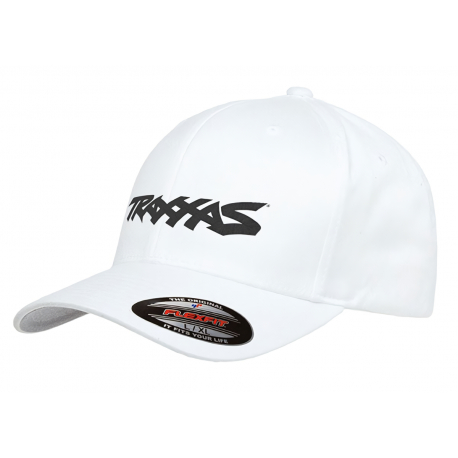 TRAXXAS LOGO HAT WHITE L/XL