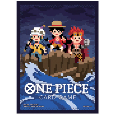 One Piece Card Game Official Sleeves Three Captains (Pixel )