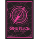 One Piece Card Game Official Sleeves Standard Black & Pink