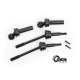 Driveshafts, rear, extreme heavy duty, steel-spline