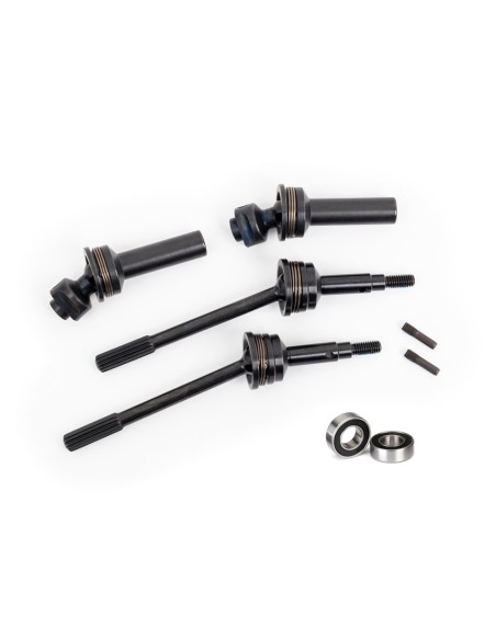 Driveshafts, rear, extreme heavy duty, steel-spline