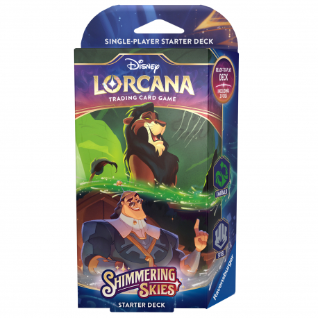 Disney Lorcana Shimmering Skies Starter Deck EN