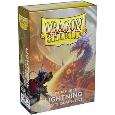 Dragon Shield Dual Matte Small Sleeves - Lightning