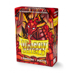 Dragon Shield Matte Small Sleeves - Crimson