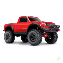 TRX4 Sport: 4WD Electric Truck, Clipless RED