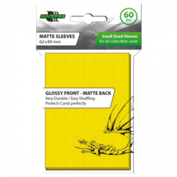 Blackfire Sleeves - Small Matte Yellow (60 Sleeves)