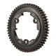 Spur gear, 54-tooth, steel (wide-face, 1.0 metric pitch)