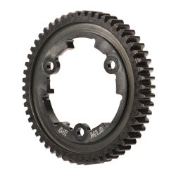 Spur gear, 54-tooth, steel (wide-face, 1.0 metric pitch)