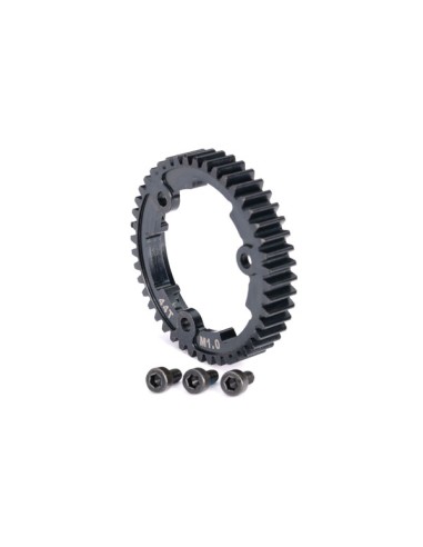 Spur gear, 44-tooth (hardened steel) (wide-face) 1.0 metric