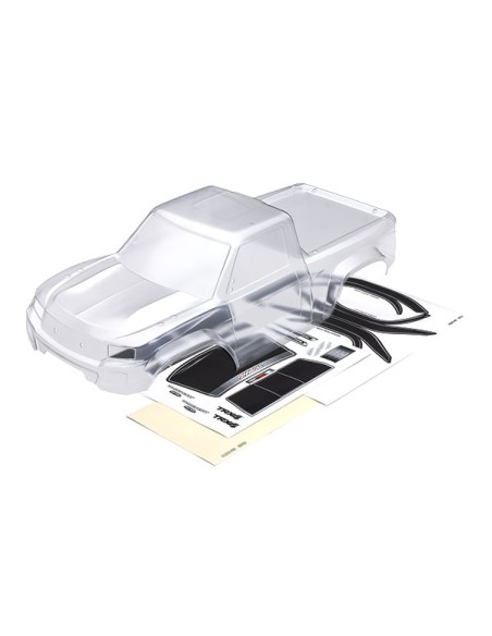 Body, TRX-4 Sport (clear, trimmed, die-cut clipless)