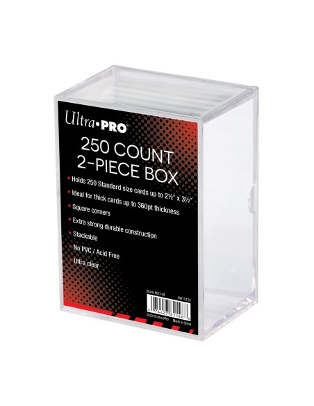 250 Count 2 Piece Box - Clear