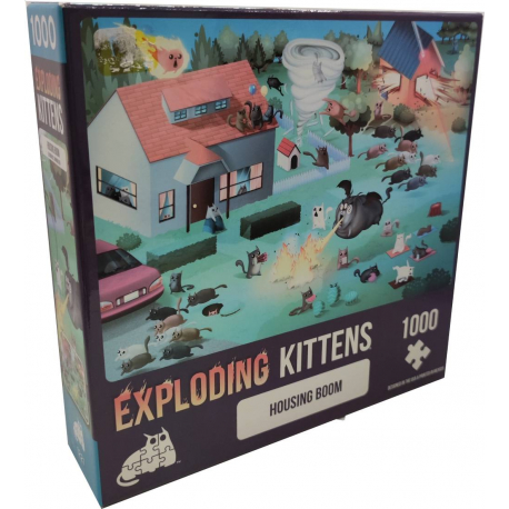 PUZZLE Exp. Kittens: HOUSING BOOM (1000)-Caixa Danificada