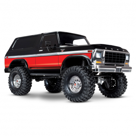 TRX4 1979 Ford Bronco 4WD Crawler RED Clipless